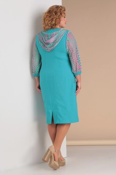 Платье ALGRANDA (Novella Sharm) 3068 бирюза #3
