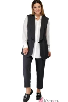 Брючный костюм Edelweiss 1634-1 графит в точку