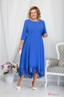 Платье Нинель Шик 5660 василёк