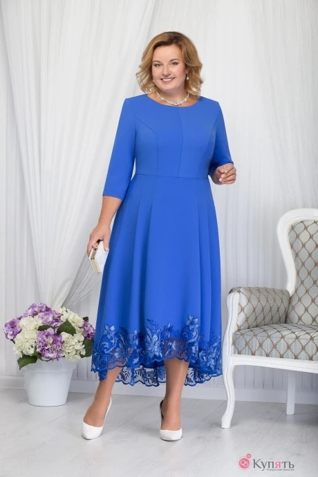 Платье Нинель Шик 5660 василёк #1