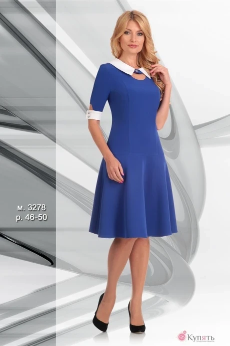 Платье Deluiz N 3278 василёк #1