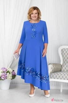Платье Нинель Шик 5663 василёк