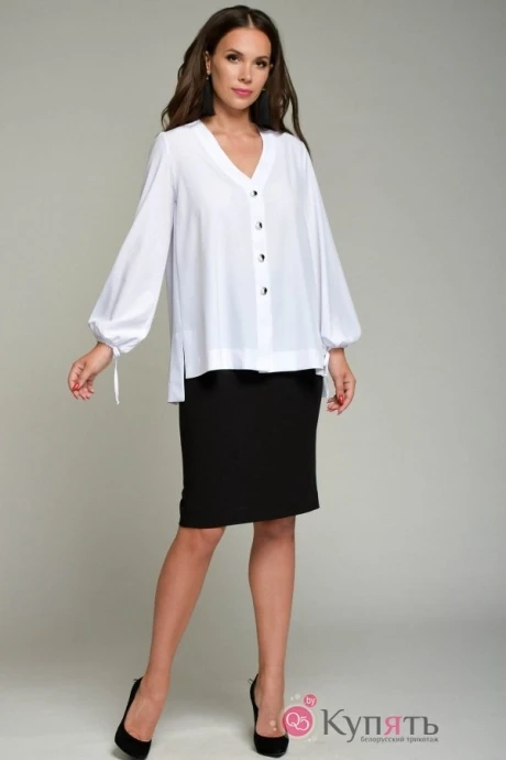 Блузка Teffi Style 1355 белый #1