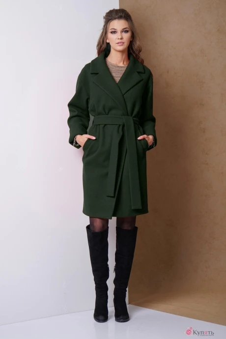 Пальто Fantazia Mod 3131 зеленый #1