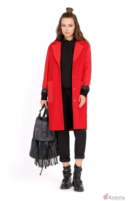 Пальто PiRS 508 красный #1