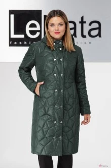 Пальто LeNata 11937 изумруд