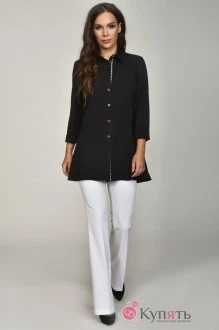 Блузка, туника, рубашка Teffi Style 1359 чёрный