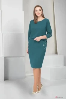 Платье TAiER 733 изумруд
