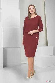 Платье TAiER 733 марсала