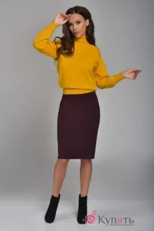 Юбка Teffi Style 1340 бордо