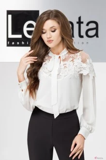 Блузка, туника, рубашка LeNata 11883-1 молочный