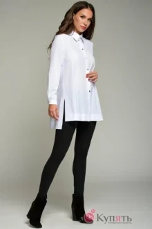 Блузка, туника, рубашка Teffi Style 1354 белый