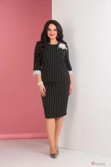Юбочный костюм Anastasia Mak 548 черный