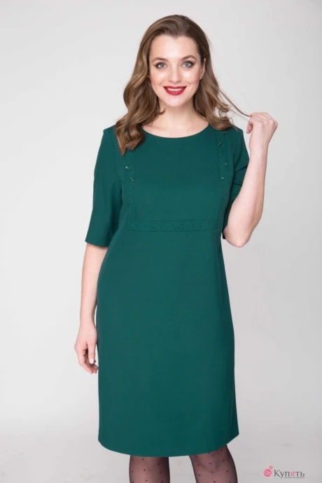 Платье SOVA 11012 зеленый #1