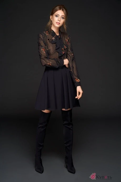 Юбочный костюм ANNETE 4125 черный #1