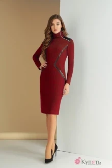 Платье Ksenia Style 1588 бордо