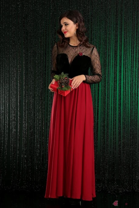 Платье Мода-Юрс 2386 красный #1