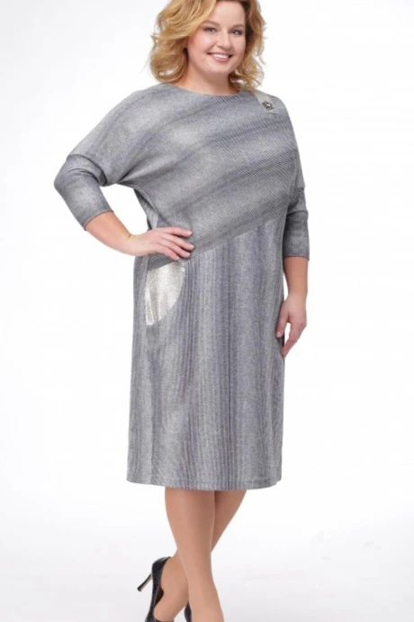 Платье TricoTex Style 1768 серый #1