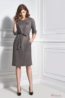 Платье Bazalini 3375 коричневые тона