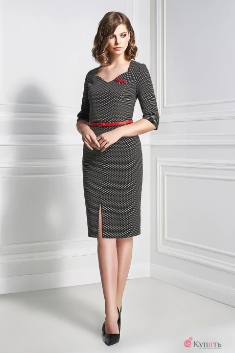 Платье Bazalini 3342 горошек #1