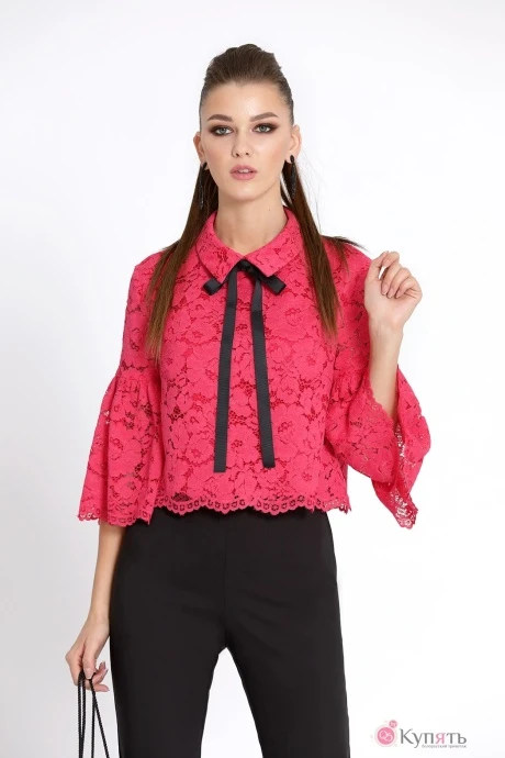 Блузка, туника, рубашка EOLA 1572 малиновый #1