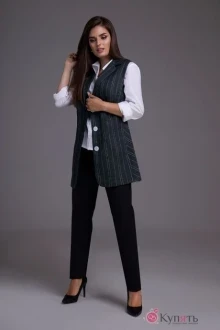 Брючный костюм DilanaVIP 1237 графит