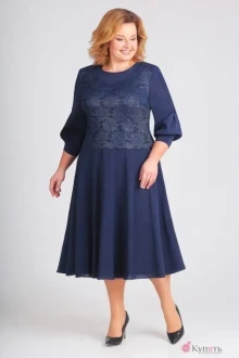 Платье Асолия 2383 темно-синий