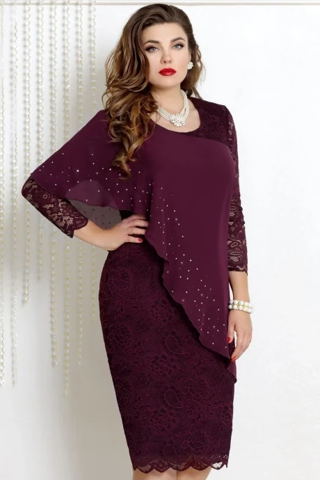 Платье Vittoria Queen 9073-5 ежевика #1