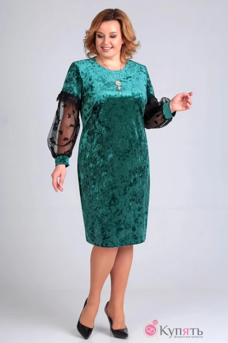 Платье Таир-Гранд 6535 изумруд #1