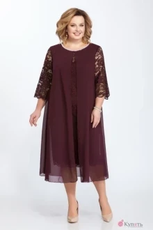 Платье УТИЛЬ Pretty 749 баклажан