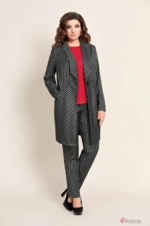 Брючный костюм Мублиз 277 серый