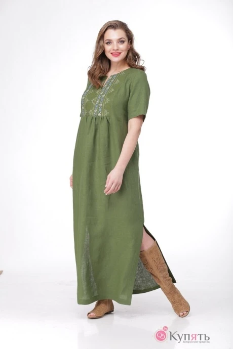 Платье MALI 472 зелёный #1