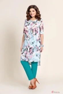 Брючный костюм Мублиз 107 зеленый 2-ka