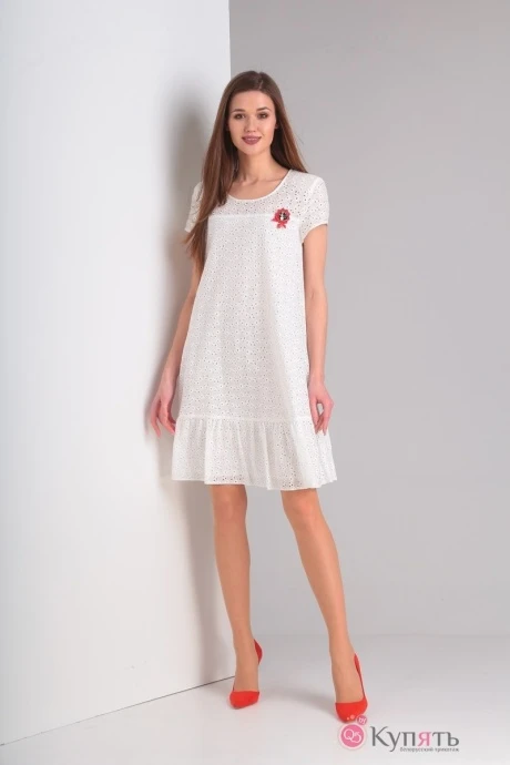 Платье Милора Стиль 638 белый #1