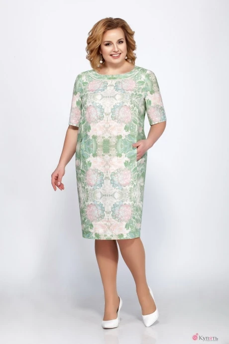 Платье ЛаКона 1193 нежно-зеленый #1