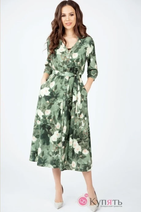 Платье Teffi Style 1387 зелёный #1