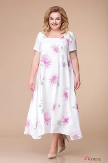 Платье Romanovich Style 1-1332 белый/сирень