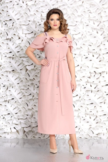 Платье Mira Fashion 4603 - 2 розовый #1