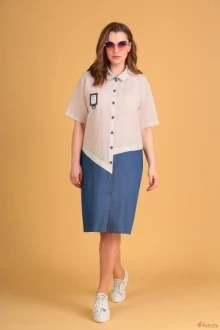 Платье Anastasia Mak 609 джинсовый