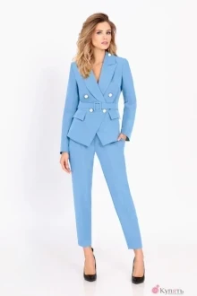 Брючный костюм УТИЛЬ PiRS 594 темно-голубой