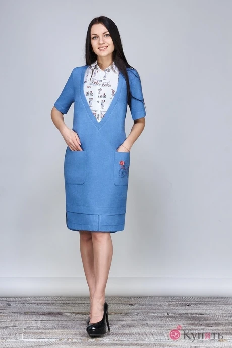 Платье Avanti 469-1 голубой #1