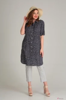 Брючный костюм Anastasia Mak 499а буквы