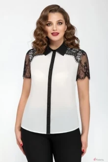 Блузка Медея и К 1949 белый