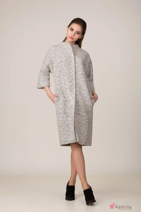 Пальто Rosheli 658А светло-серый #1