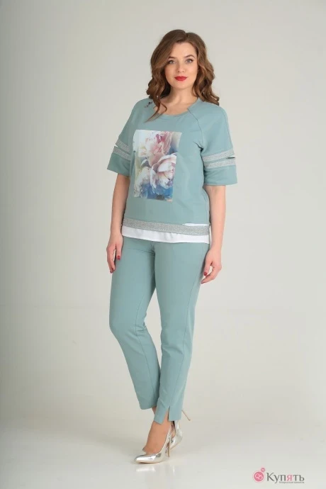 Спортивный костюм Diamant 1428 бирюза #1