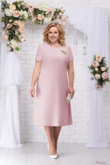 Платье Нинель Шик 5717 пудра