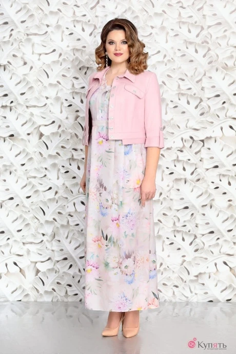 Платье Mira Fashion 4601 -4 розовый #1
