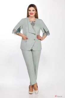 Брючный костюм ЛаКона 1220 фисташка