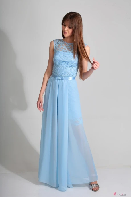 Платье Golden Valley 4377 голубой #1