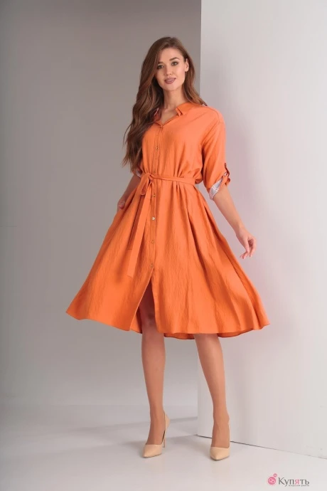 Платье TVIN 7407 оранжевый #1